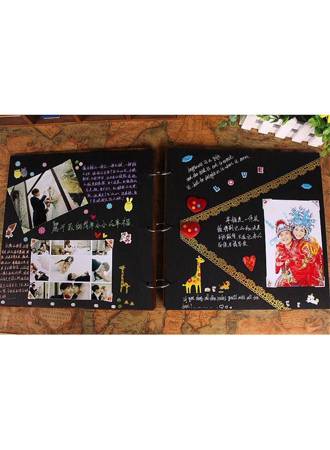 نيبمينينت سجل قصاصات لحفلات الزواج بغلاف مُجلََد بني/أسود - Image 2