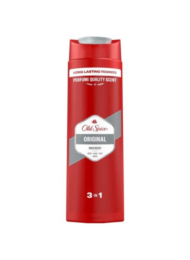Old Spice Original 3-in-1 Shower Gel for Hair, Face and Body 400 ml - Image 1