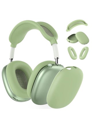 Suitable For Apple Airpods Max Headphone Protective Case,Headphone Case,Silicone Protective Case,Three In One Earphone Case,Scratch Resistant Ear Protective Case,Green - pzsku/Z2A7CF76FF3552DEE0101Z/45/_/1716859367/9e12a2ab-c442-4352-ae9e-8a792d9ab19c