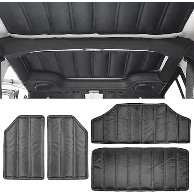 طقم عزل الحرارة من سقف فولكان أوتو هيدلنر هاردتوب لسقف جيب رانجلر 20122018 JK Jk Jku Jl Jlu JKU 4Door