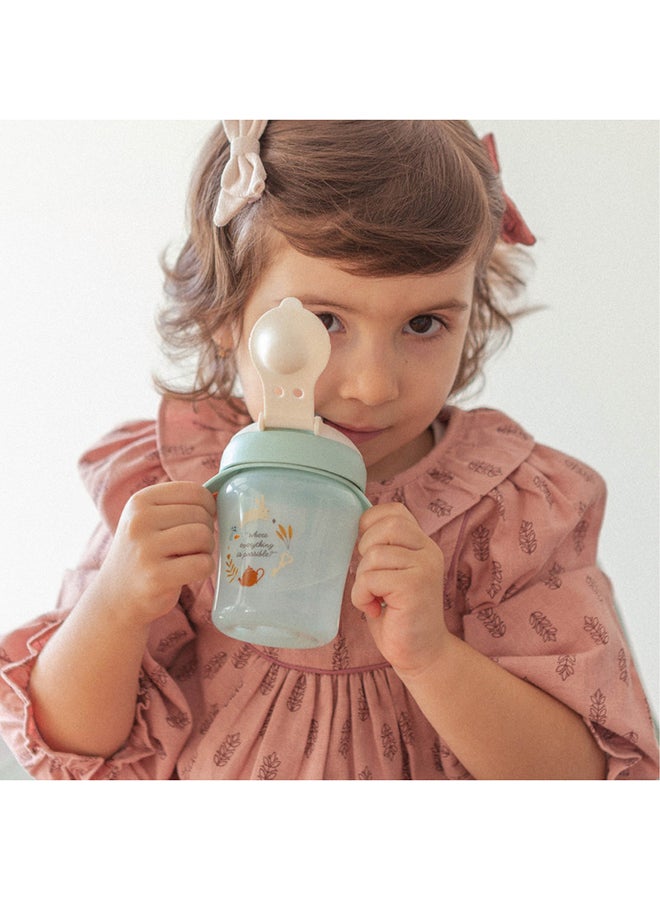 SUAVINEX Baby Training Cup With Rigid Spout & Removable Handles Spill-Proof Ergonomic Shape Designed For Small Hands 6M+ 200Ml Pink - Image 5