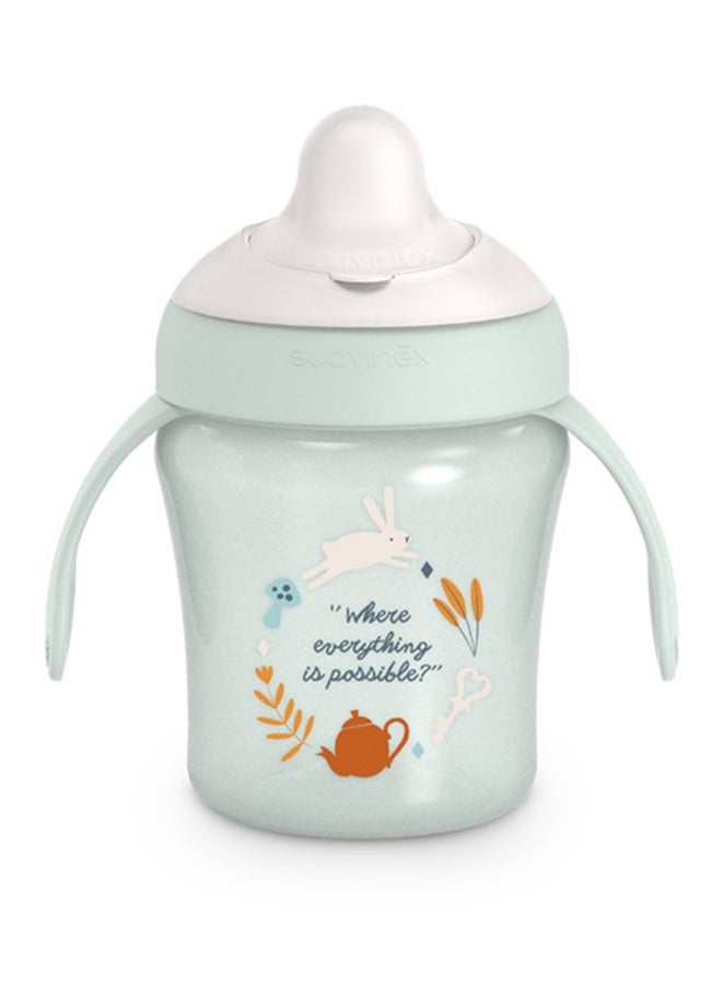 SUAVINEX Baby Training Cup With Rigid Spout & Removable Handles Spill-Proof Ergonomic Shape Designed For Small Hands 6M+ 200Ml Pink - Image 2