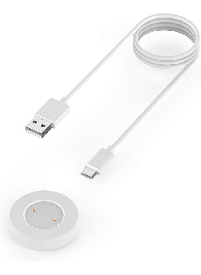 erorex Charger Compatible With Huawei Watch Gt Gt2 Gt 2E Honor Watch Magic Magic 2 Honor Watch Gs Pro 100Cm Usb Charging Cable For Honor Watch Dream White  - Image 3