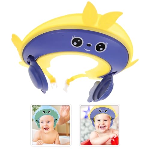 FreshDcart FDCA674 Kids Shampoo Eyes Ear Protection Hair Cap Safe Soft Bathing Baby Shower Cap with Adjustable Baby Bath Head Cap For Toddler,Baby,Kids,Children (Multicolor,Pack of 1) - Image 2