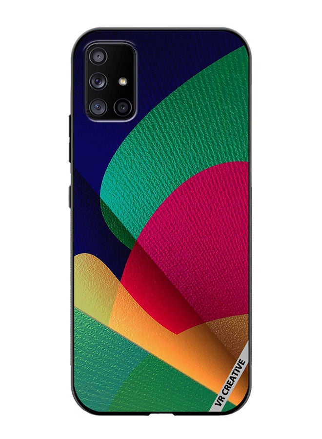 VR CREATIVE Protective Case Cover For Samsung Galaxy A71 5G Abstract Design Multicolour - Image 1