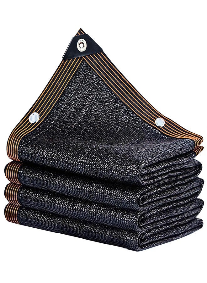 winemana 50% Black Shade Cloth, 6.6 x 10 FT Durable Mesh Tarp with Grommets, Garden Sunblock Shade Cloth Shading Antifreezing for Plants Cover, Greenhouse, Barns Kennel, Patio, Tomatoes - Image 1