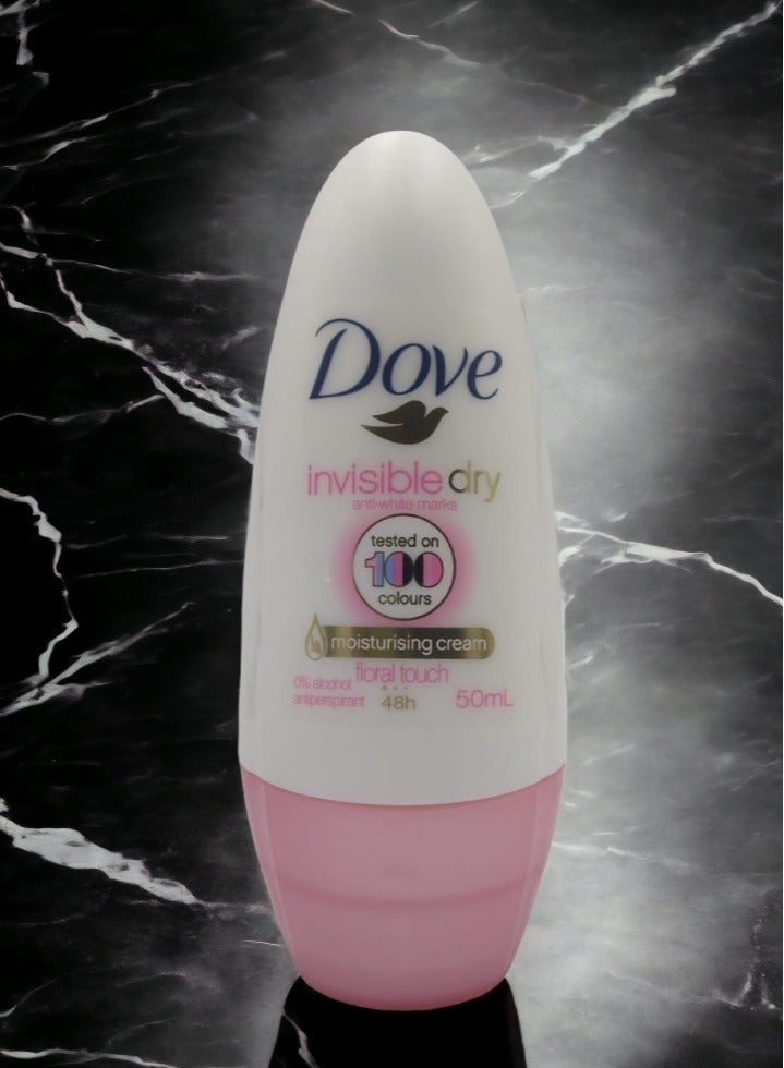 دوف مزيل العرق غير المرئي الجاف المضاد للعلامات البيضاء مع كريم مرطب 50 مل - Image 2