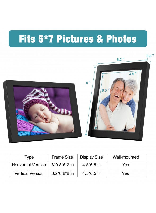 KWANWA Graduation Gifts, 5x7 Picture Frame, Personalized 20S Voice Recordable Photo Frame, Vertical or Horizontal, Tabletop & Wall Mount, Gifts for Boys & Girls, Mother, Father, Grandparents, Birthday, Christmas  - Image 2