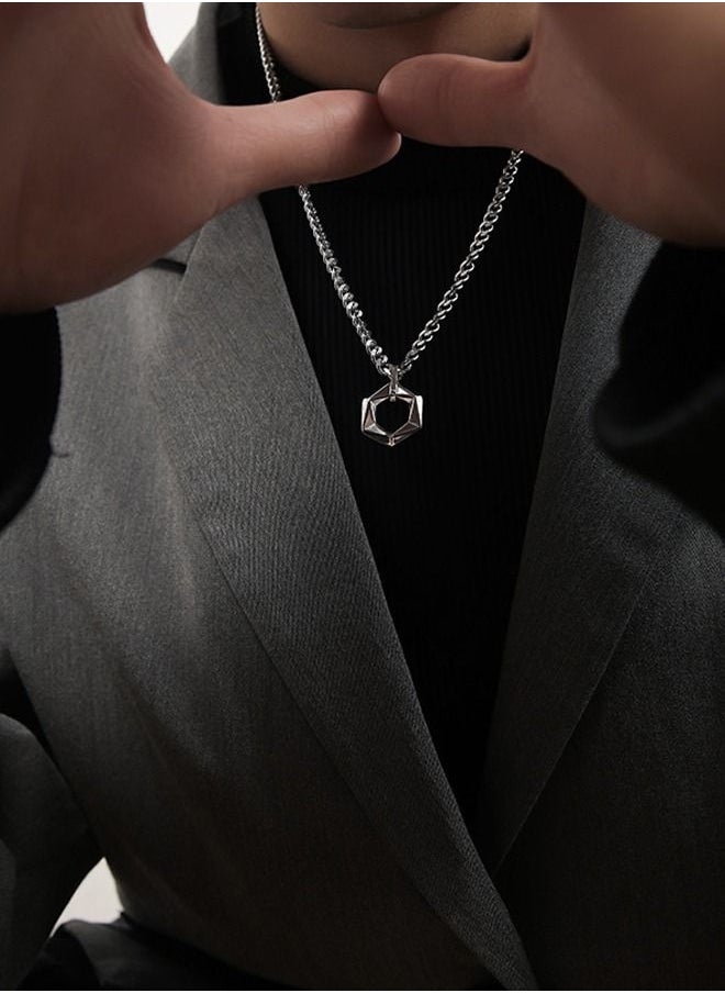 DUNISO Fashionable Pendant Necklace Chain Cool Sweater Chain for Men and Women Jewelry Gift for Lover and Friend  - Image 5