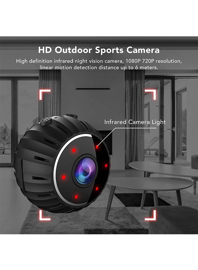Generic Mini Camera 1080P X10 Camera HD Outdoor Sports Recorder HD Infrared Night Vision Smart Camera Portable Small HD with Night Vision and Motion Detection  - Image 2