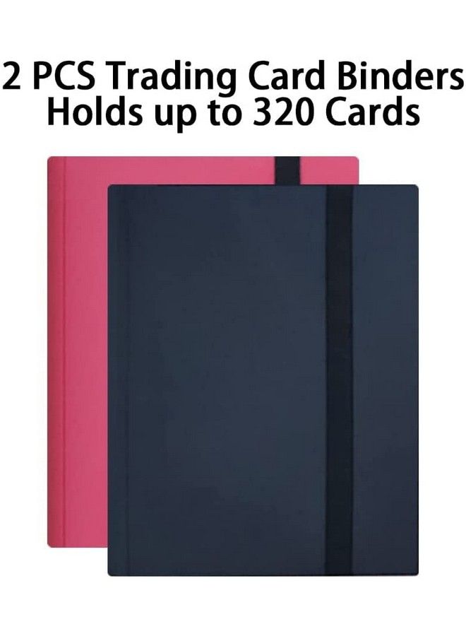 JARAGAR Trading Cards Album Binder Jaragar 4 Pockets Pu Leather Card Binder Holder 20 Sheets Band Closure Card Storage Case Holds Up To 160 Cards Fit For Tcg Baseball Football Cards  - Image 5