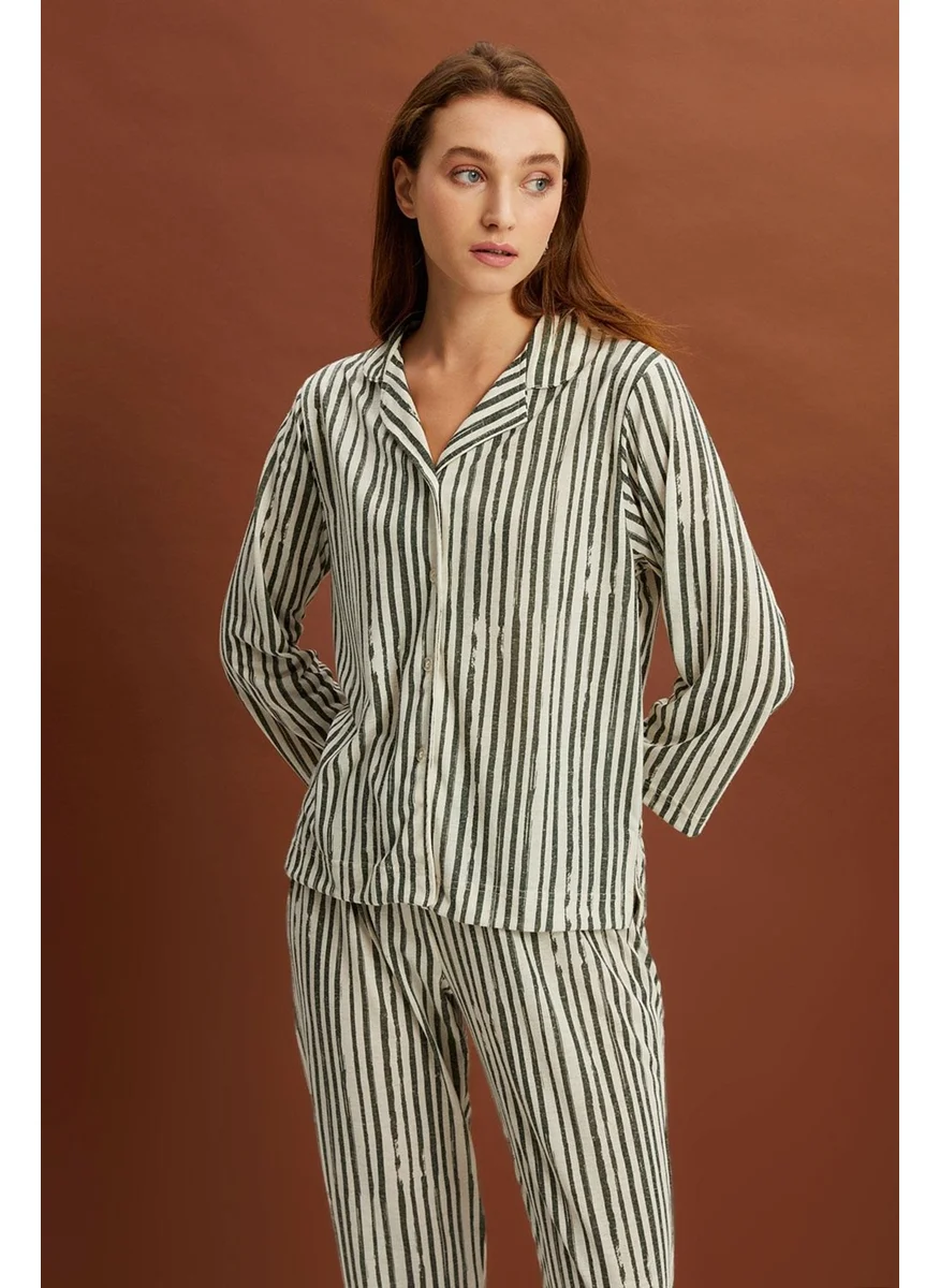 Alexander Gardi Striped Pajama Set (B22-143USU)
