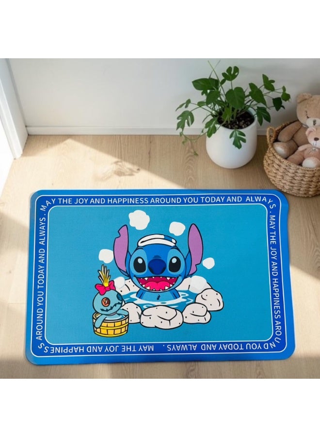 Super Absorbent Bath Mat Quick Drying, Bathroom Rug, Non-slip Entrance Doormat, Nappa Skin Floor Mats, Toilet Carpet, Home Decor-  Shape 4 - Image 2