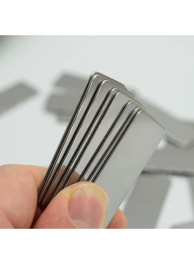 21pcs 304 Stainless Steel Engraving Tags Blank Polished Sheets For Jewelry Making DIY - Image 4