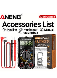 ANENG SZ308 Digital Multimeter, High Precision Electrical Maintenance Tester, AC/DC Voltage Current Resistance Multifunction Meter, Battery Powered (Without Battery), ≤36V Operating Voltage  - Image 1