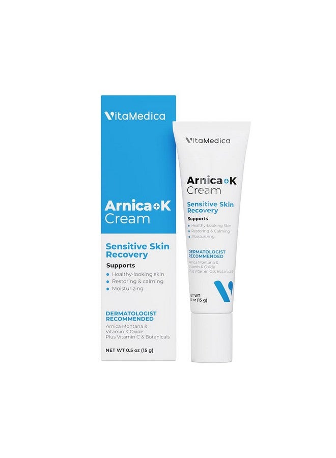 VitaMedica Arnica Cream - Arnica Montana + Vitamin K Oxide Bruise Cream - Sensitive Skin Formula - Undereye Arnica Vitamin K Cream With Vitamin C - 0.5 ounces - Image 1