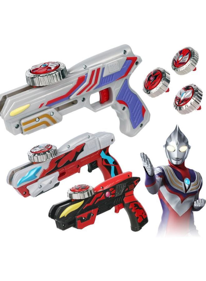 Smart Magic Top 4 Generation 5 Generation Ultraman Hero Digia Beria Jade Children's Boy Battle Toy-Color:Ultra Hero X Magic Gyro—ultraman Geed