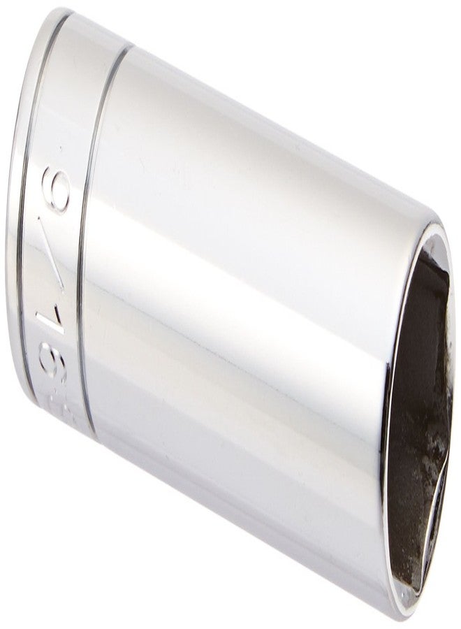 اس كي كي SK Tools USA محرك 1/4 بوصة - 9/16 بوصة - مقبس كروم عميق سداسي النقاط - 41918 - Image 1