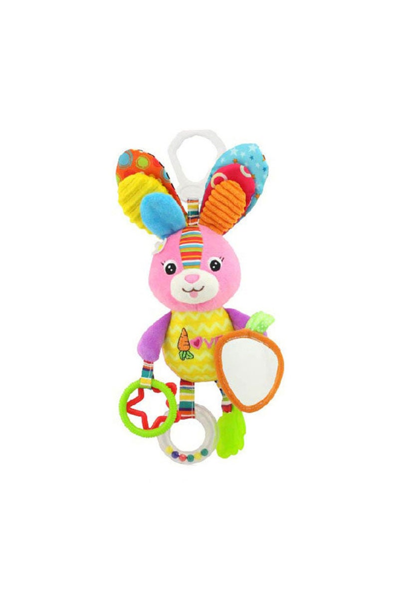 Rabbit  623 Baby Hanging Rattle Toys Plush Soft Animal Stuffed Handbells Educational Infant Developm