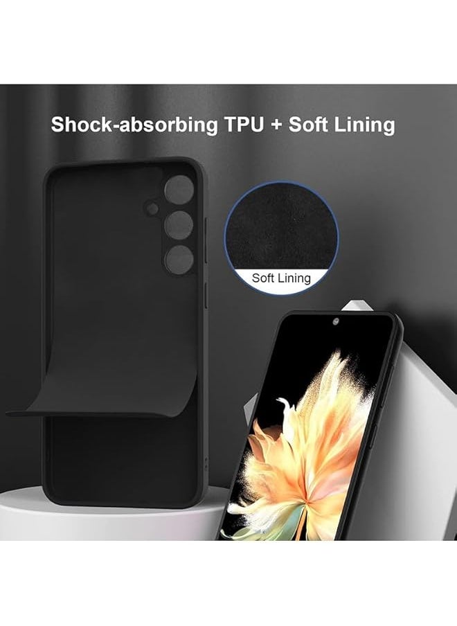 erorex - Protective Slim Fit Case Liquid Silicone Cover With Full Body Protection Anti Scratch Shockproof Case For Samsung Galaxy S24 Plus Black Good Times Multicolour Mcplssgs24Pblka285 - Image 1
