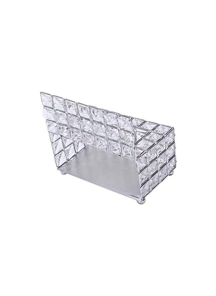 Generic Other Tissue Case Storage Box Crystal Paper Container - Shinning Silver  - Image 2