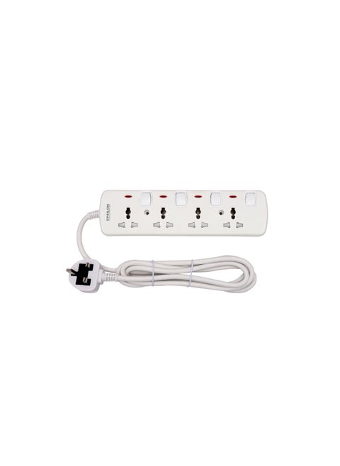 Epsilon 4 Way Extension Socket - ES1101