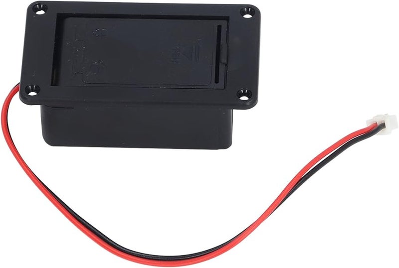 9V 2 Pin Plug Guitar Bass Pickup Battery Box Case Holder Cover Replacement Tool - Image 1