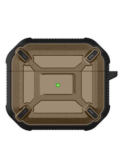 Generic Case Cover King Kong Armor TPU + PC Earphone Protective Case For AirPods 3 Brown 