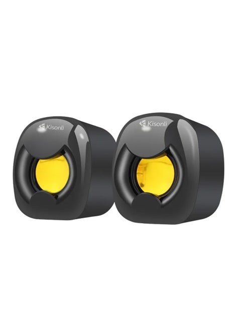 Wired RGB Multimedia Speaker for PC and Laptop – 3W / 2.0 Channel A-202