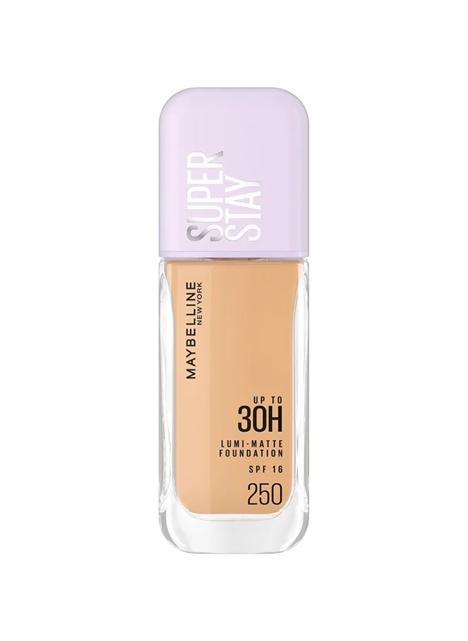 MAYBELLINE NEW YORK Maybelline New York, Super Stay Lumi-Matte Foundation, 30hr Longwear formula  250