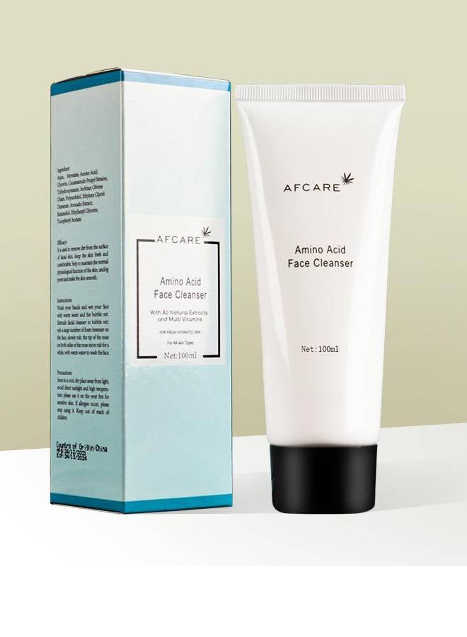 افكير منظف ​​للوجه من الأحماض الأمينية يقلل بشكل فعال من الرؤوس السوداء والرؤوس البيضاء للحصول على بشرة صافية - Image 1