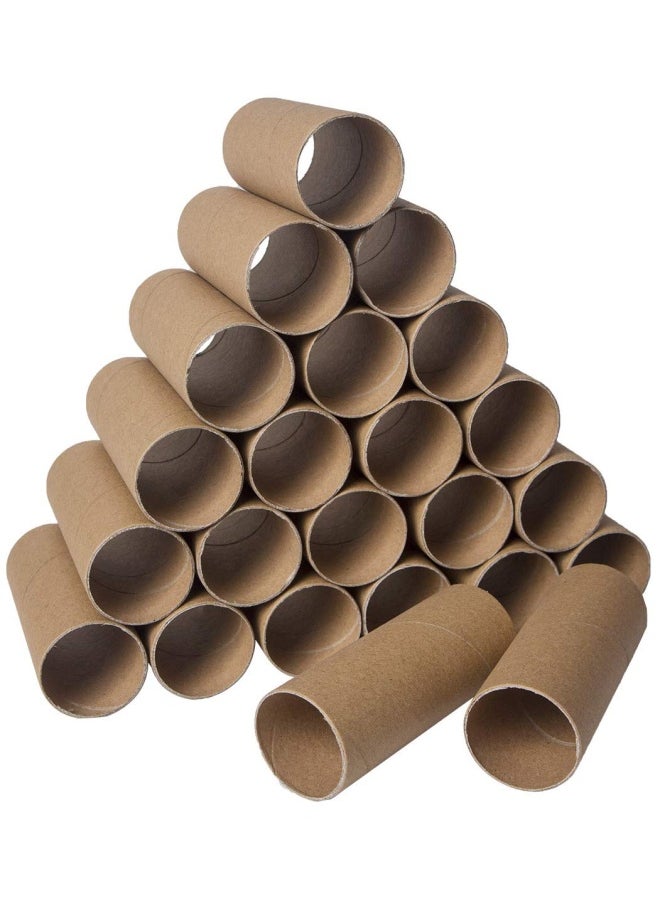 Generic - 30 Pack Craft Rolls - Round Cardboard Tubes - Cardboard Tubes For Crafts - Craft Tubes - Paper Tube For Crafts - 1.57 X 3.9 Inches - Brown - Image 1