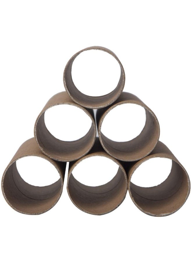 Generic - 30 Pack Craft Rolls - Round Cardboard Tubes - Cardboard Tubes For Crafts - Craft Tubes - Paper Tube For Crafts - 1.57 X 3.9 Inches - Brown - Image 1