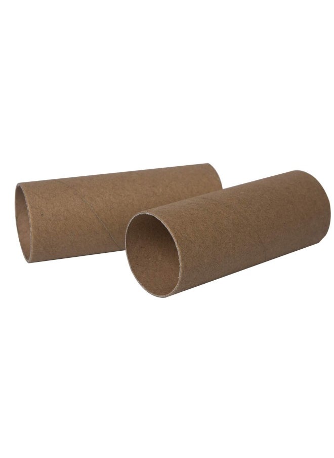 Generic - 30 Pack Craft Rolls - Round Cardboard Tubes - Cardboard Tubes For Crafts - Craft Tubes - Paper Tube For Crafts - 1.57 X 3.9 Inches - Brown - Image 1