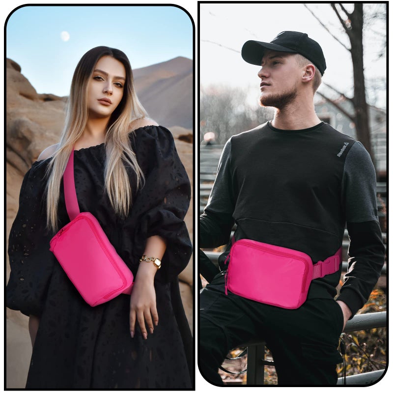 Amazerbst Belt Bag, Fanny Pack, Everywhere Belt Bag,40 Inch Adjustable Strap,for Women and Men,Waterproof - Image 3