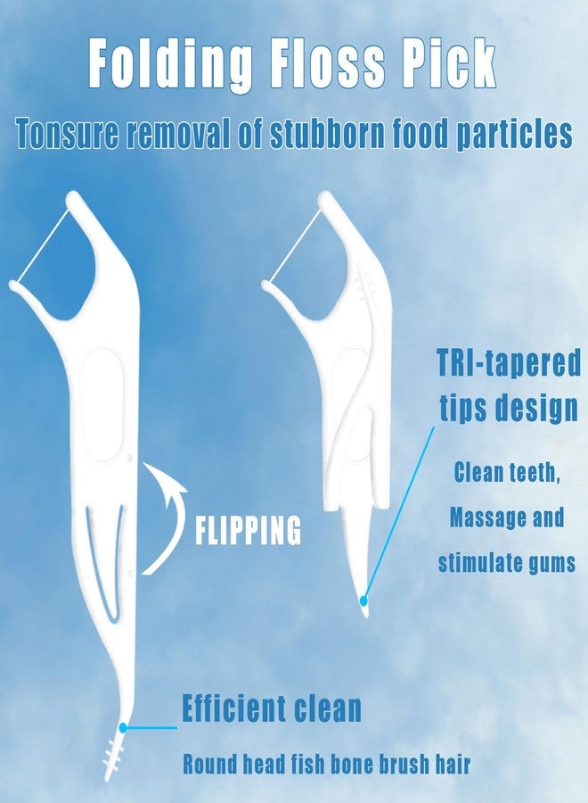 DanTicy Orthodontic Flossers for Braces, 3-in-1 Dental Floss Picks, 50 Count - Image 4
