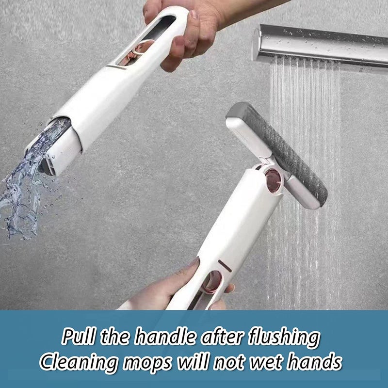 Chavda Portable Mini Squeeze Mop Folding Car Window Wall Cleaner Mini Sponge Mop Desk Mini mop Cleaner Brush Window Glass Sponge Cleaner Household Cleaning Tools Household Car Cleaning Mop - Image 4