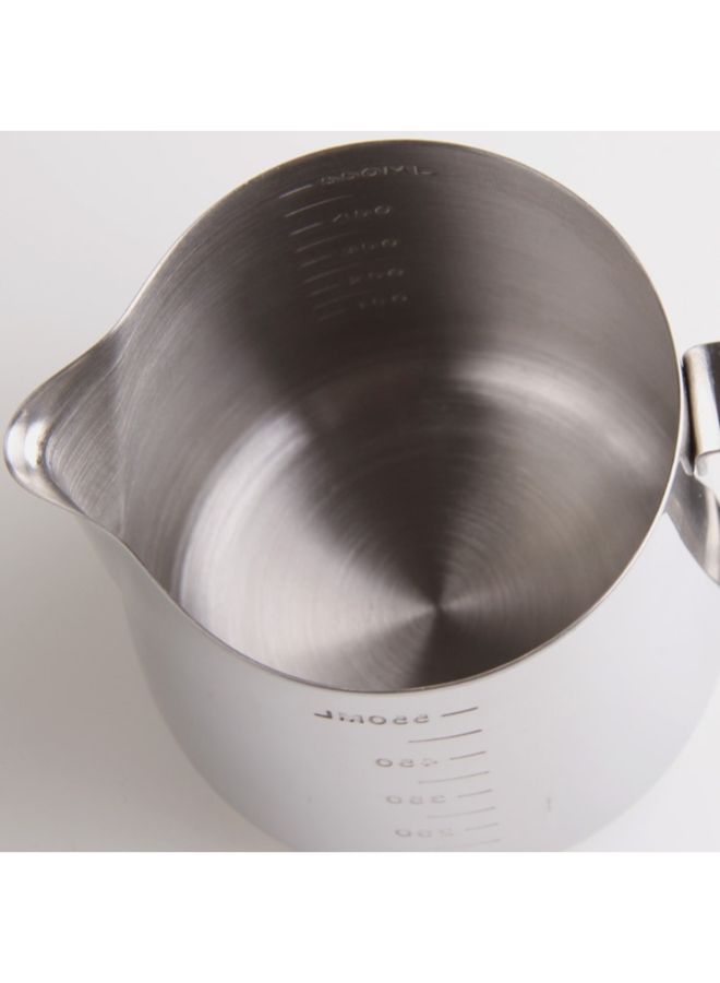 Stainless Steel Milk Frothing Coffee Jug Silver 14.32 x 10.2 x 10.2cm - Image 3