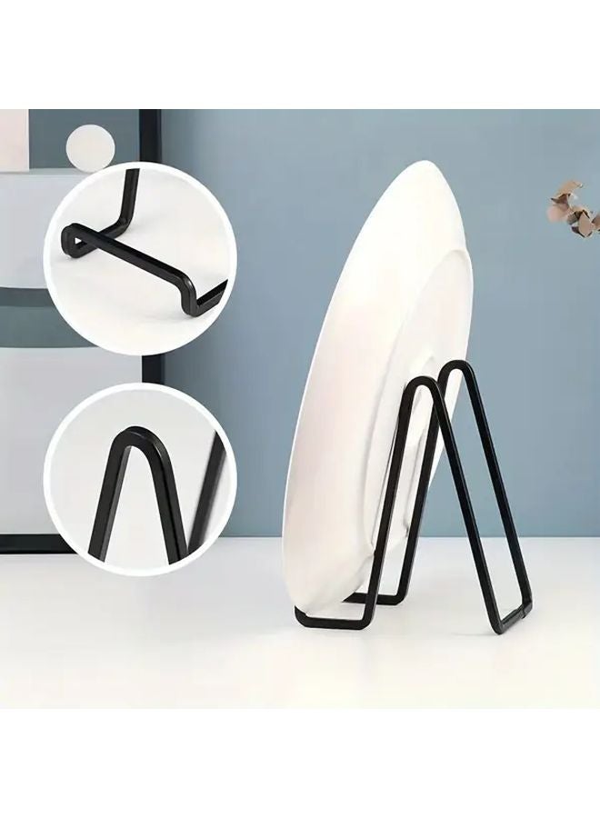 Black Iron Plate Easel Display Stand 5pcs Tabletop Picture Frame Book Holder - Image 3