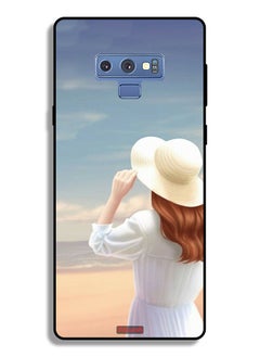 Tolwak Samsung Galaxy Note 9 Protective Case Cover Hat Girl Standing  - Image 2
