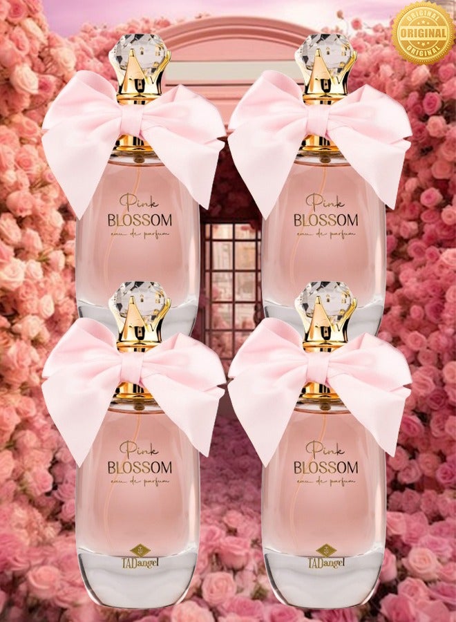 TADangel 4 Pieces Pink Blossom Perfume 100ml EDP - Image 1