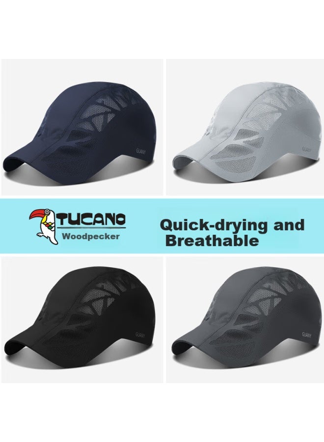 Tucano Men's Summer Thin Quick-drying Duck Tongue Outdoor Sun Protection Hat Casual Fishing Sunshade Baseball Cap Women - Image 4