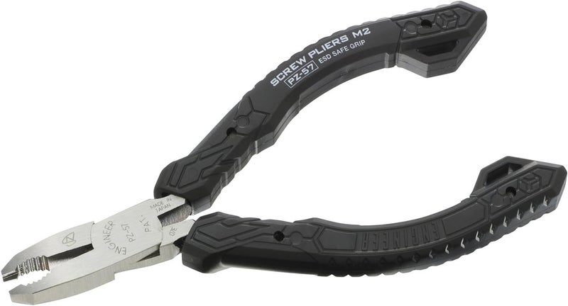 Engineer M2 Screw Extractor Pliers - Remove Stripped, Broken, Rusted Small Screws For Diameter 0.08-0.1 inches (2-3.5 mm), ESD Safe Made in Japan PZ-57 - Image 1