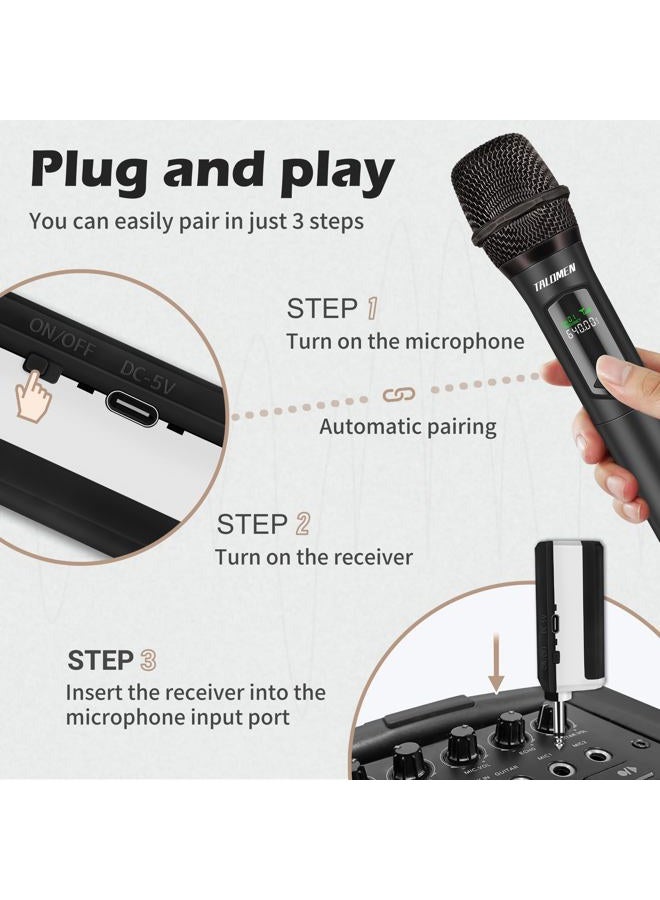 talomen Wireless Microphone K604 WSGB - Image 5