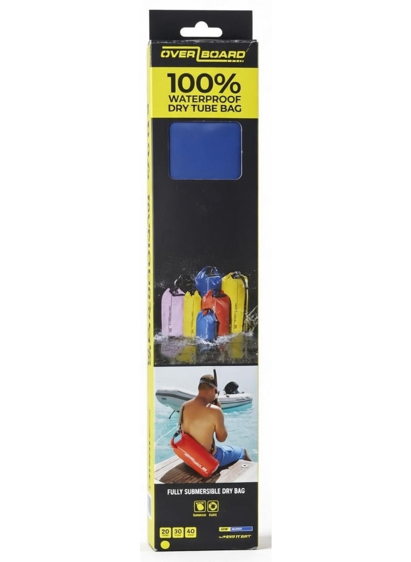 Overboard 100% Waterproof Dry Tube Bag Assorted Colors 20 Liters - Image 1