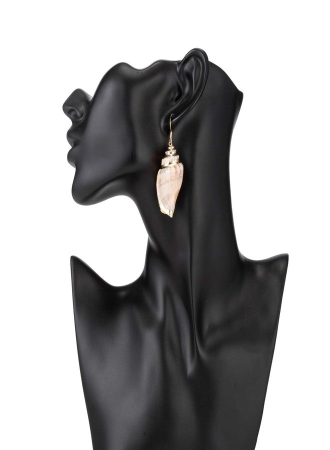 lureme Beach Jewelry Casual Seashell Conch Drop Dangle Earrings for Women(er006199-2) Color B - Image 2