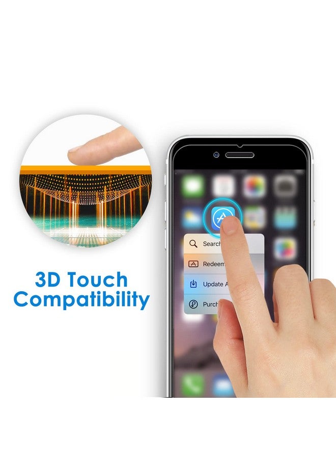 Jetech 3 Pack Screen Protector For Iphone Se 3 2 (2022 2020 Edition) Iphone 8 Iphone 7 Iphone 6S And Iphone 6 Tempered Glass Film 4.7 Inch - Image 5