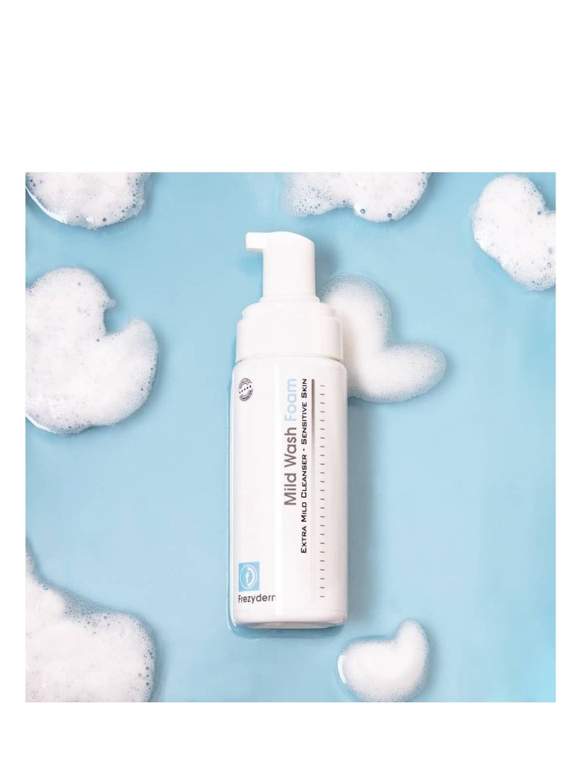 Frezyderm Mild Wash Foam for Sensitive Skin Face and Body 150ml - Image 4