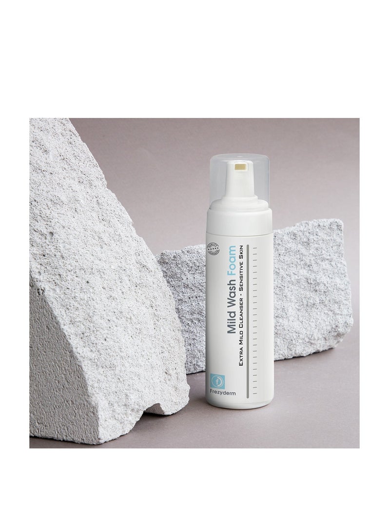 Frezyderm Mild Wash Foam for Sensitive Skin Face and Body 150ml - Image 3