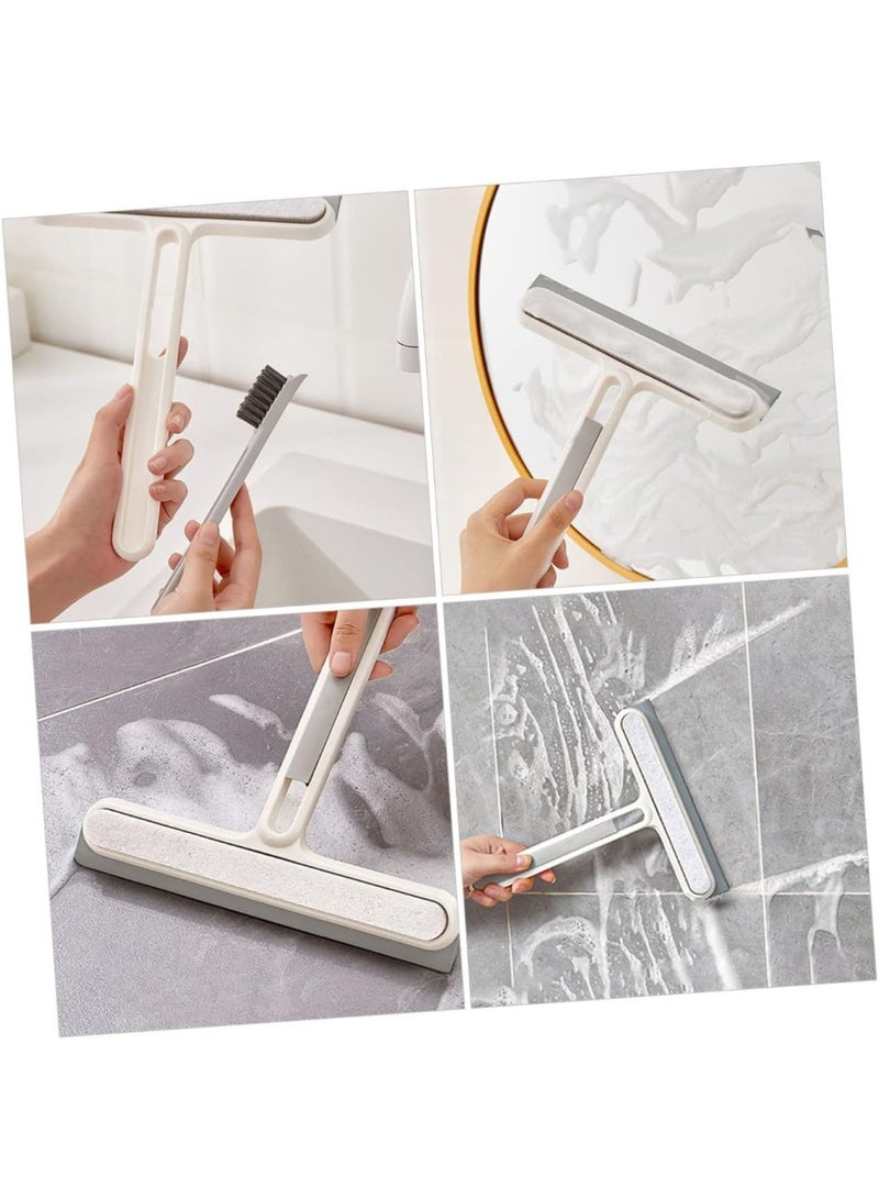 Glass Squeegee Screen Wiper Silicone Sponge and Comfortable Grip with Ergonomic Handle Sturdy Pp and TPR Material for Balcony and Living Room Cleaning - Image 3